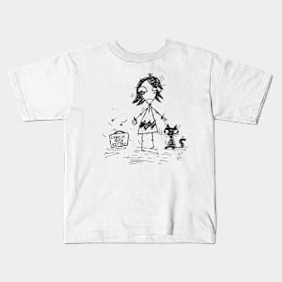 lunchbox kitten Kids T-Shirt